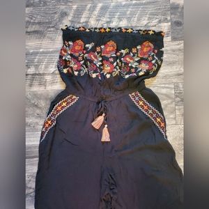 American Eagle- Strapless Romper- medium